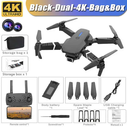 "Experience Aerial Photography Like Never Before with the New E88Pro RC Drone - 4K Professional Camera, Foldable Design, and WiFi FPV for Captivating Shots!"